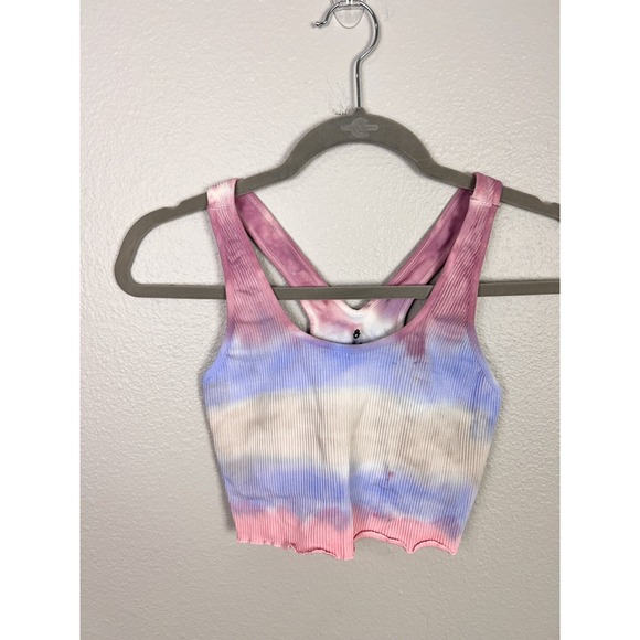 Spiritual Gangster Tops - spiritual gangster ribbed workout tank size M/L tie dye Multi Color